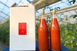 【夏ギフト】本物の甘さと健康をお届けする贅沢無添加トマトジュース720ml×2