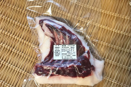 希少✨「アナグマ肉【アバラ】530gブロック」221003-4 フレンチで人気のジビエ！