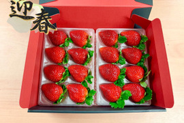 年越し・迎春予約用『とちあいか』フレーズのこだわりいちご