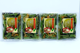 【新発売】味付山菜ミックス210ｇｘ４袋セット 天然　山形県産