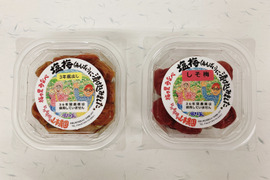 (180gx2) 無添加☆しそ梅干し&白干しセット[紀州みなべ産]