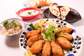 【冷凍】かき料理と牡蠣のおつまみ豪華6種セット　牡蠣好きにはたまらない♪　広島県産　生食用かき　ホームパーティー　おもてなし料理　贈答用にもおすすめ♪