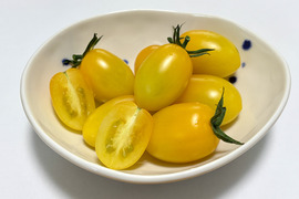 【とまほっぺ】黄色アイコトマト 500g｜愛媛・久万高原直送
