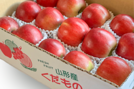 【お菓子づくりに！】山形県産りんご　紅玉4kg（18〜30玉）