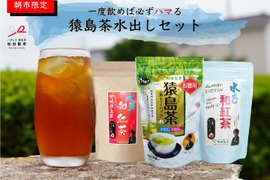 【夏ギフト】一度飲めば必ずハマる 猿島茶 水出しセット 3種 80個入り