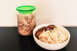【万能常備菜】きび酢たまねぎ｜カレー、豆腐、サラダ、納豆、焼肉等、何にでも合う！