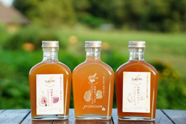 【淡路島シロップ/飲み比べ/3種のギフトBOX付】 (淡路島プレミアムジンジャーシロップ、淡路島ジンジャーシロップ、淡路島いちじくシロップ)