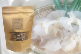 【希少な国産・白い乾燥きくらげ】6袋セット（15g×6袋）～出雲の自然と手仕事から生まれる美容と健康の贅沢食材～