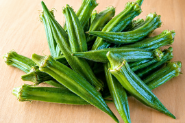 【新鮮朝採れオクラ100本】熊本県産｜HANA FARM