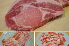 発酵食品を食べた豚「雪乃醸」お試しセット ロース＋バラ＋小間切【2kg】
