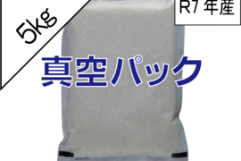 R7年産：くまもとの米　5㎏、真空パック