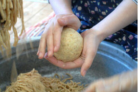 玄米糀手作り味噌仕込みセット（塩無し）　仕上がり3kg  農薬化学肥料不使用栽培