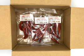 【自然栽培】の赤とうがらしを天日干しし、最後に機械乾燥で仕上げた乾燥赤とうがらし（10g×3袋）
