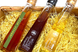 【母の日ギフト】ブルーベリー＆梅の飲む酢 120ml × ３色【環境とカラダにやさしいソーラーシェアリング栽培ブルーベリー使用】