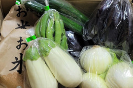 【第四弾】ダンボールに『ぎっしりと!!』 野菜セット♪ 米あり