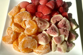 ミニ冷凍フルーツ3種10袋（みかん・苺・いちじく）本州の方限定