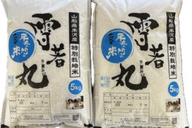 【令和7年】特別栽培米雪若丸精白米5kg２袋