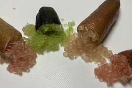 食卓に彩を！キラキラプチプチ フィンガーライム（ご家庭用・50ｇ）