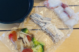 たこと棒ダラのアヒージョ（1人前）