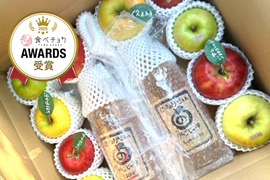 【アワード受賞福袋】【福袋】【ゲン担ぎ福袋】 🍎贈り物大好評！ごほうび福箱5キロ🍎 ミックス 青森りんご 商品ID288330