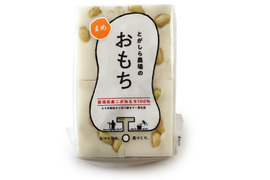 ❝もち愛❞がつまった餅【豆もち】1袋8枚入（400g）新潟県産こがねもち使用 杵つき 生切り餅 無添加餅