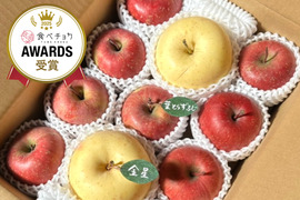 【アワード受賞福袋】【縁起物】🍎葉とらずふじ⭐️金星（９～１１玉）約３キロ箱 ID179783