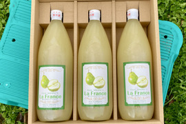 【ラフランス専業農家が贈る】超濃厚！ラ・フランス100％ストレートジュース【1000ml3本セット】【父の日ギフト】