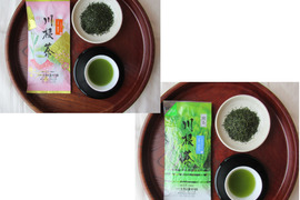 【お試しに◎】川根茶煎茶２種セット「あさぎり/やまびこ」100g袋入