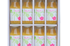 【自然栽培】梅ドリンク 30％うめ果汁入り飲料（180ml×8本セット）