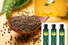 生搾り！『常陸圀えごま油』（ご家庭用・140g×3本）／非加熱圧搾法