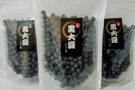 [新物]　お手軽ポストにおせち用大粒　丹波黒大豆　超お得品250g　1380円