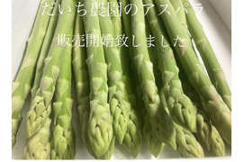 ハウス栽培      　初夏のアスパラガス   1キロ  ( 2L~3L)  　　 収穫当日発送　農家飯アスパラ付き