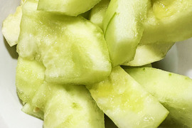 さっぱりした甘さ！岡山県産マクワウリ（約1kg、2～6個）農薬・化学肥料不使用