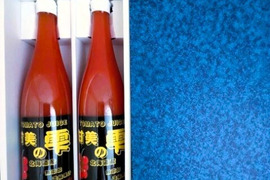 旨い！プレミアムトマトジュース「甘美の雫」720ml×2本　ミディトマト　無塩無添加・濃縮果汁　北海道産