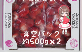 【完熟あまおう】冷凍イチゴ　500g×2パック