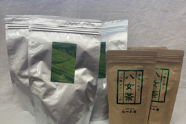 リクエスト商品。玉露入りティーバッグ3袋と煎茶ティーバッグ3袋