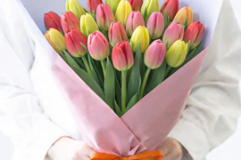 1月31日は”愛妻の日”　スペシャルギフトチューリップ20本　※北海道・沖縄県配送不可※