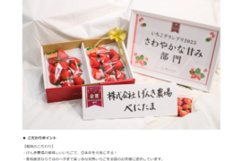 【2箱セット】埼玉県限定品種べにたま【いちごグランプリ金賞】