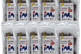 【自然栽培】のサツマイモ紅はるかで作った甘くておいしい皮つき『干し芋乱切り』（200g×10袋入）