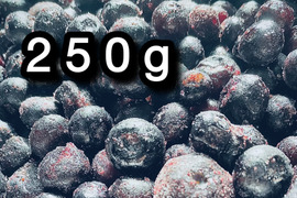【道産自然栽培】冷凍ブルーベリー•250g（古参品種ミックス）※まとめ買い対応