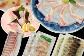 【父の日ギフト】【食べ比べ】鯛さしみ3種セット（さしみ130g、昆布締め60g×2、スモーク60g×2）