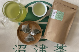 【新茶：普通煎茶ティーバッグ（3g×20包）】沼津市産の茶葉を100％使用　オリジナルの味と香りをお楽しみください♪