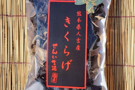 熊本県人吉産🐻4袋 厳選 肉厚、食感抜群♡乾燥きくらげ【40g×4袋】(熊本県産)