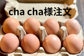 cha cha様注文『盈月の卵』世界最大級の鶏ブラマの卵8個入りx２　６個入りx１