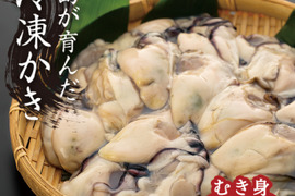 （加熱用）宮島が育んだ冷凍牡蠣むき身（0.9kg入り）