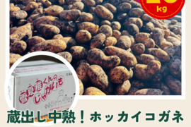 ※プロが選ぶ蔵出し中熟成※愛され食され40年『雪夏稚くん』のホッカイコガネ20kg