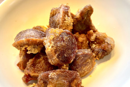 コリっと食感！さつま極鶏大摩桜　砂ずりコロコロ唐揚げ♪（冷凍）