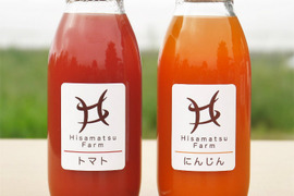 久松農園のトマトジュース・にんじんジュースの詰め合わせ　200ml×8本