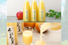 ≪半額SALE≫「高級梨（南水）・希少なりんご（あいかの香り）」100％ジュース2種セット 計6本(りんご・梨×各3本)