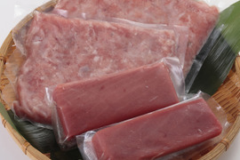 【母の日ギフト】うまさ格別👌うまみ爆発💥みやび鮪【赤身と粗挽きたたき計800g】赤身柵400gとたたき(ﾈｷﾞﾄﾛ)400gのセット